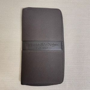 Ermenegildo Zegna BI-Bifold Passport & Document Travel Holder